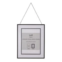 Dunelm Black Hanging Chain Photo Frame 20x16 5 Dunelm Black Hanging Chain Photo Frame 20x16 -Decoration Store 30795077 alt02