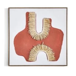 Dunelm Artisan Orange Wall Art 7 Dunelm Artisan Orange Wall Art -Decoration Store 30795589 alt02