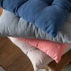 Simply Green Set Of 2 Simply Cotton Plain Seat Pads 5 Simply Green Set Of 2 Simply Cotton Plain Seat Pads -Decoration Store 30795806 alt02