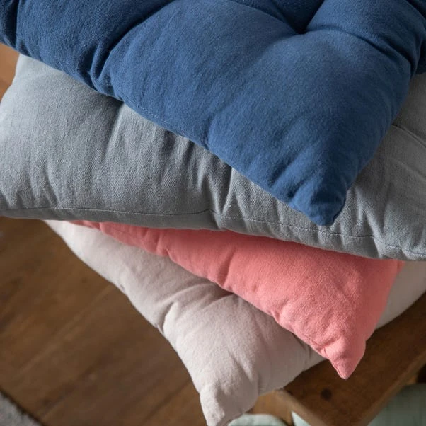 Simply Green Set Of 2 Simply Cotton Plain Seat Pads 3 Simply Green Set Of 2 Simply Cotton Plain Seat Pads - Image 3