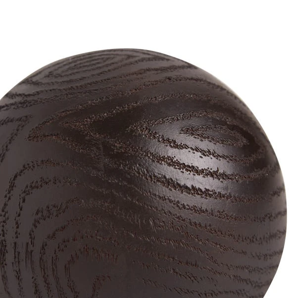Dunelm Wood Effect Ball Black 2 Dunelm Wood Effect Ball Black - Image 2
