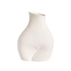 Dunelm Body Vase Cream 22cm 6 Dunelm Body Vase Cream 22cm -Decoration Store 30796402 alt02