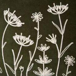 Dunelm Velour Rope Embroidered Floral Cushion -Decoration Store 30796414 alt03