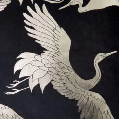 Dunelm Crane Foil Print Cushion 9 Dunelm Crane Foil Print Cushion -Decoration Store 30796419 alt03