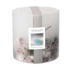 Stoneglow Ocean Scented Pillar Candle