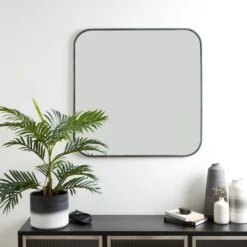 Dunelm Squoval Metal Mirror 80cm