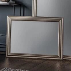 Cedar & Sage Bromont Rectangle Mirror, Champagne 61x76cm