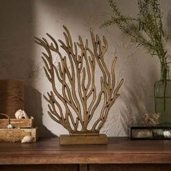 Dunelm Recycled Aluminium Flat Coral Reef Ornament