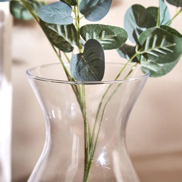 Dunelm Small Clear Bouquet 18cm Vase 2 Dunelm Small Clear Bouquet 18cm Vase - Image 2