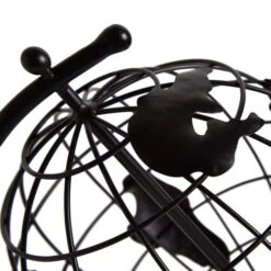 Dunelm Black Metal Globe -Decoration Store 30798245 alt02