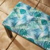 Dunelm Tropical Bench Pad 45cm X 116cm