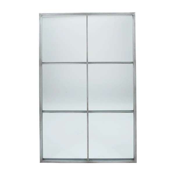 Pacific Lifestyle 6 Section Rectangular Wall Mirror, Dark Grey 70x110cm 2 Pacific Lifestyle 6 Section Rectangular Wall Mirror, Dark Grey 70x110cm - Image 2