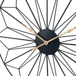 Pacific Lifestyle Black And Gold Geo Design Wall Clock 77cm 7 Pacific Lifestyle Black And Gold Geo Design Wall Clock 77cm -Decoration Store 30803494 alt02