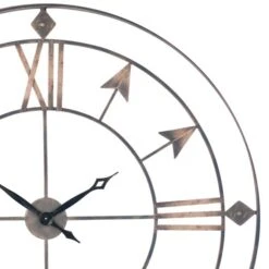 Pacific Lifestyle Antique Grey & Gold Large Wall Clock 120cm 5 Pacific Lifestyle Antique Grey & Gold Large Wall Clock 120cm -Decoration Store 30804319 alt02