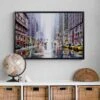 Dunelm Rainfall On 5th Avenue Framed Print