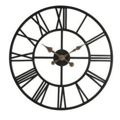 Dunelm Skeleton Antique Brass Effect Wall Clock 70cm 5 Dunelm Skeleton Antique Brass Effect Wall Clock 70cm -Decoration Store 30808468 alt02