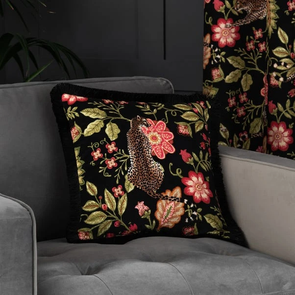 Dunelm Paradise Square Cheetah Cushion 1 Dunelm Paradise Square Cheetah Cushion