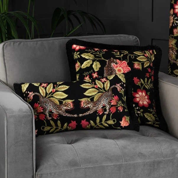 Dunelm Paradise Square Cheetah Cushion 5 Dunelm Paradise Square Cheetah Cushion - Image 5