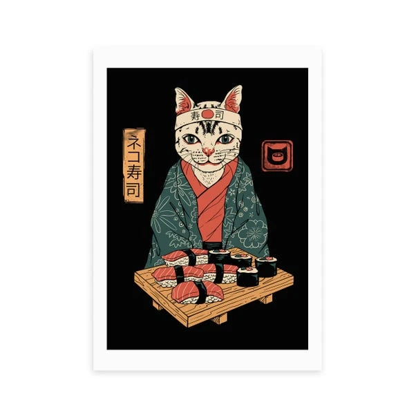 East End Prints Neko Sushi Bar Print 2 East End Prints Neko Sushi Bar Print - Image 2