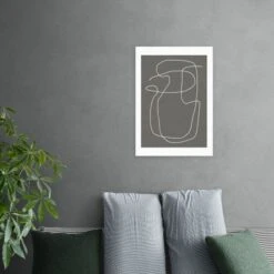 East End Prints Line Abstract I Print