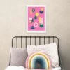 East End Prints Retro 90s Shapes Print