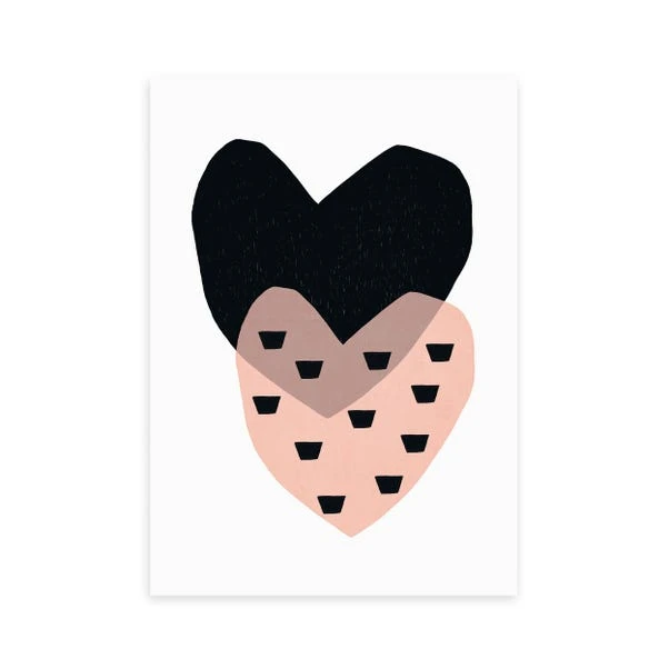 East End Prints Two Hearts Print 2 East End Prints Two Hearts Print - Image 2