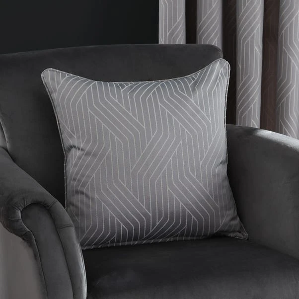 Catherine Lansfield Linear Geometric Cushion 1 Catherine Lansfield Linear Geometric Cushion