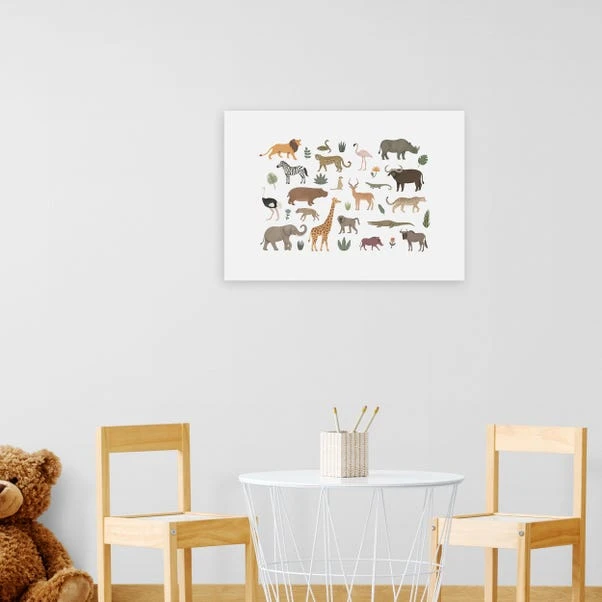 East End Prints New Safari Animals Print 1 East End Prints New Safari Animals Print